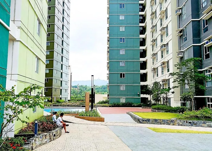 Apartment 1414t4 Avida Riala It Park New Furnished Queen Bed
