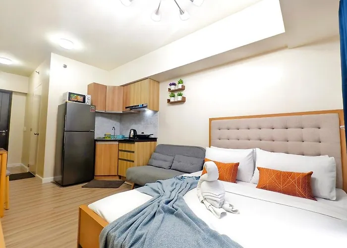 1414t4 Avida Riala It Park New Furnished Queen Bed Apartment Cebu