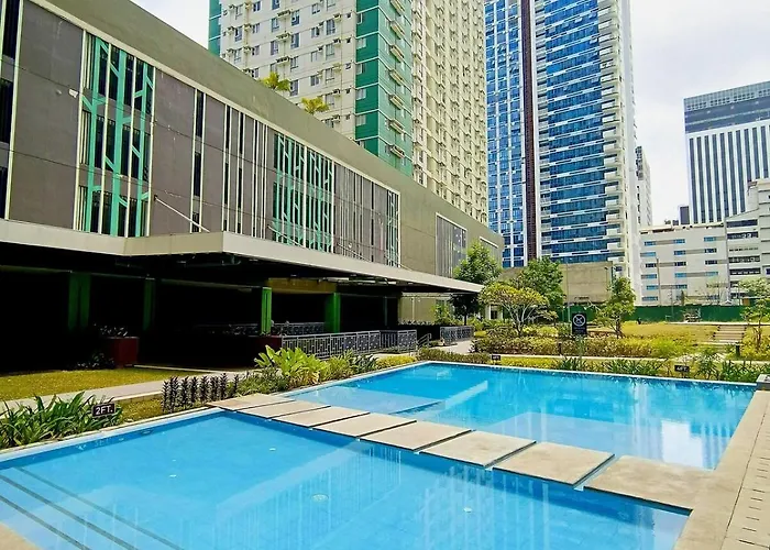 Apartment 1414t4 Avida Riala It Park New Furnished Queen Bed
